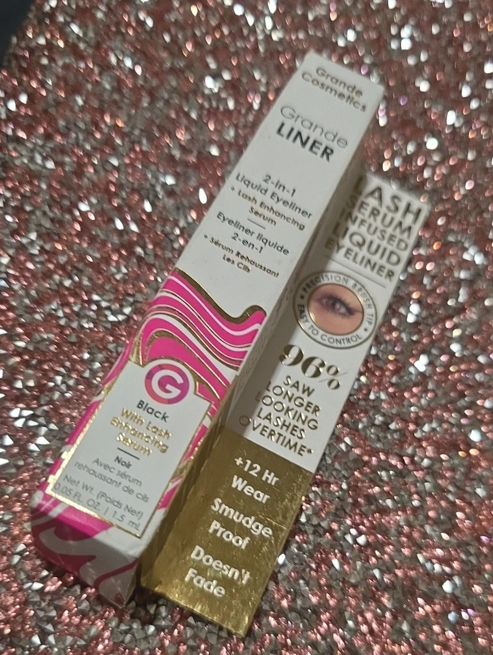 🧚‍♀️Grande DISCONT. Liner 2-in-1 Liquid Eyeliner & Lash Serum NWT